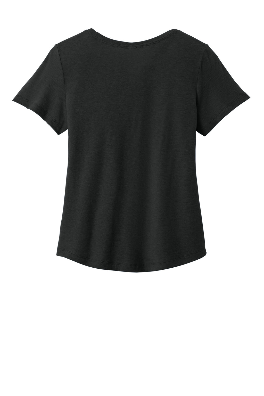 close up of recycled tear away label on allmade womens relaxed tri blend tee – diy printz