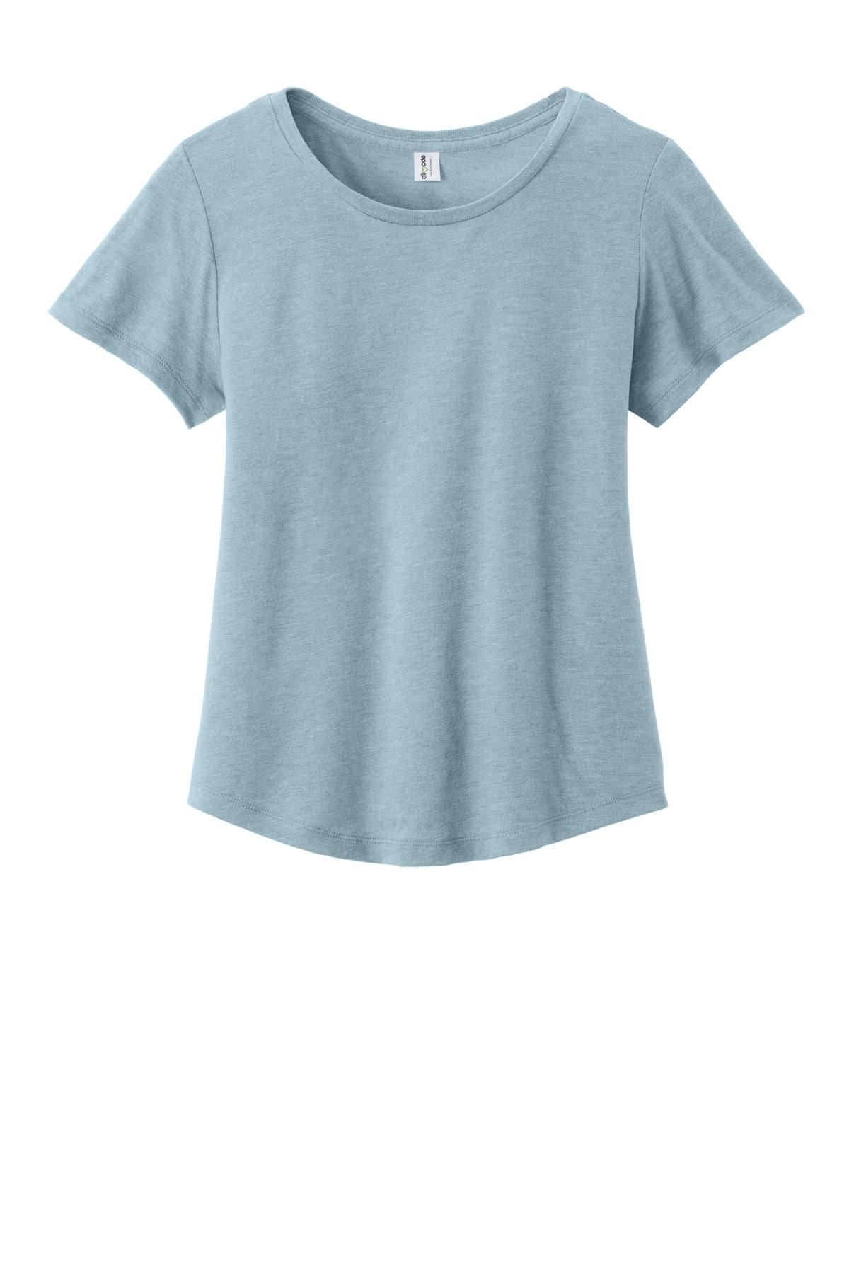 flat lay of allmade womens relaxed tri blend scoop neck tee al2015 – diy printz