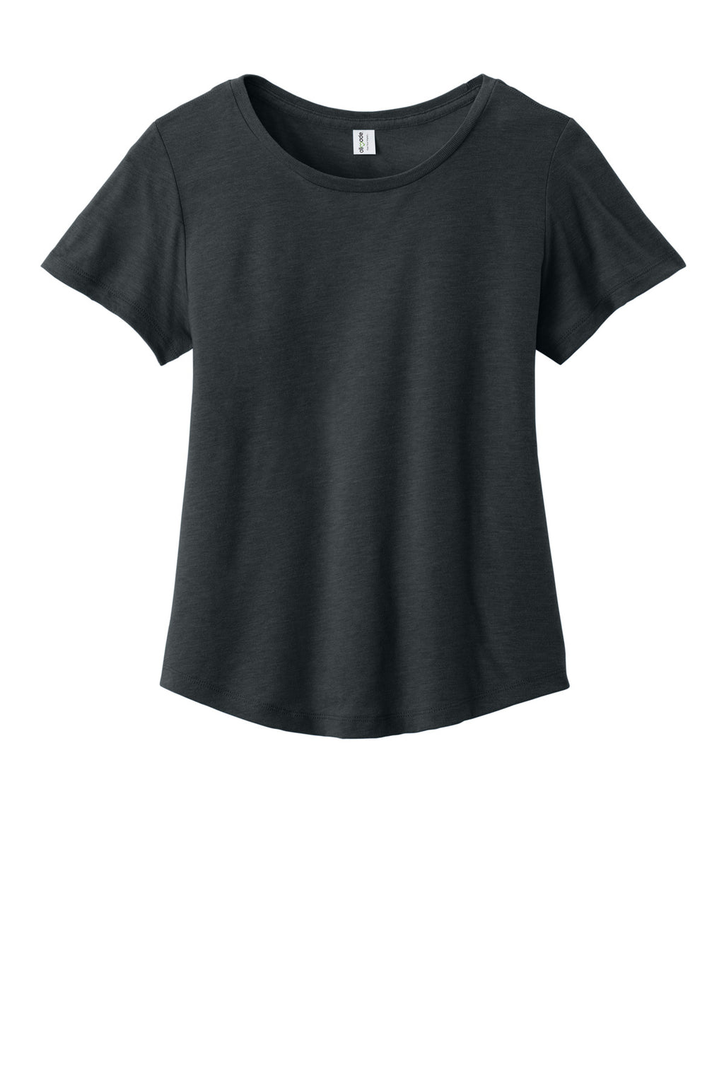 allmade womens relaxed tri blend scoop neck tee al2015 in solid white – diy printz