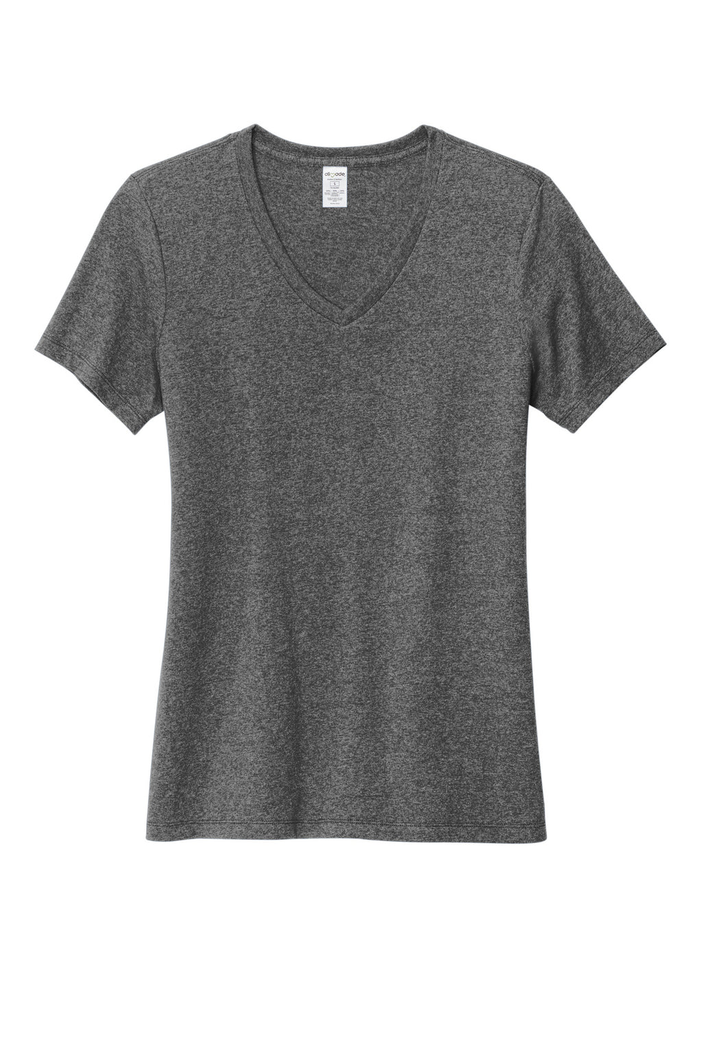 allmade womens recycled blend v neck tee used as staff shirt for eco event – diy printz