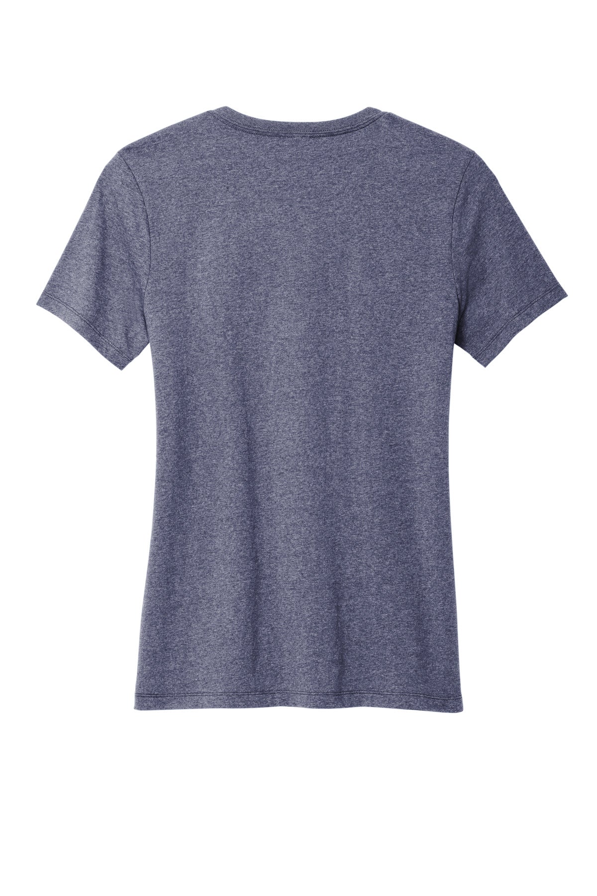 model wearing allmade womens recycled blend v neck tee in casual outfit – diy printz
