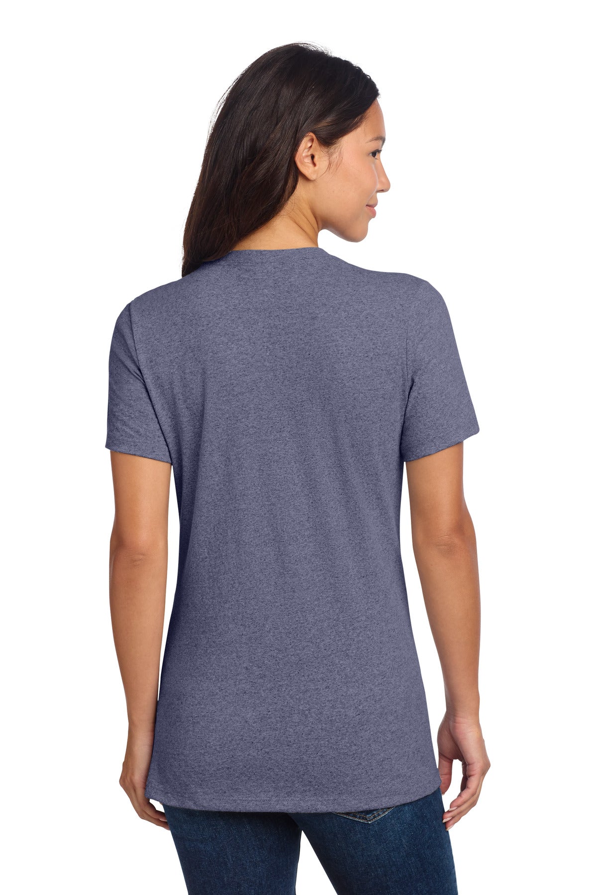 flat lay front of allmade womens recycled blend v neck tee al2303 – diy printz