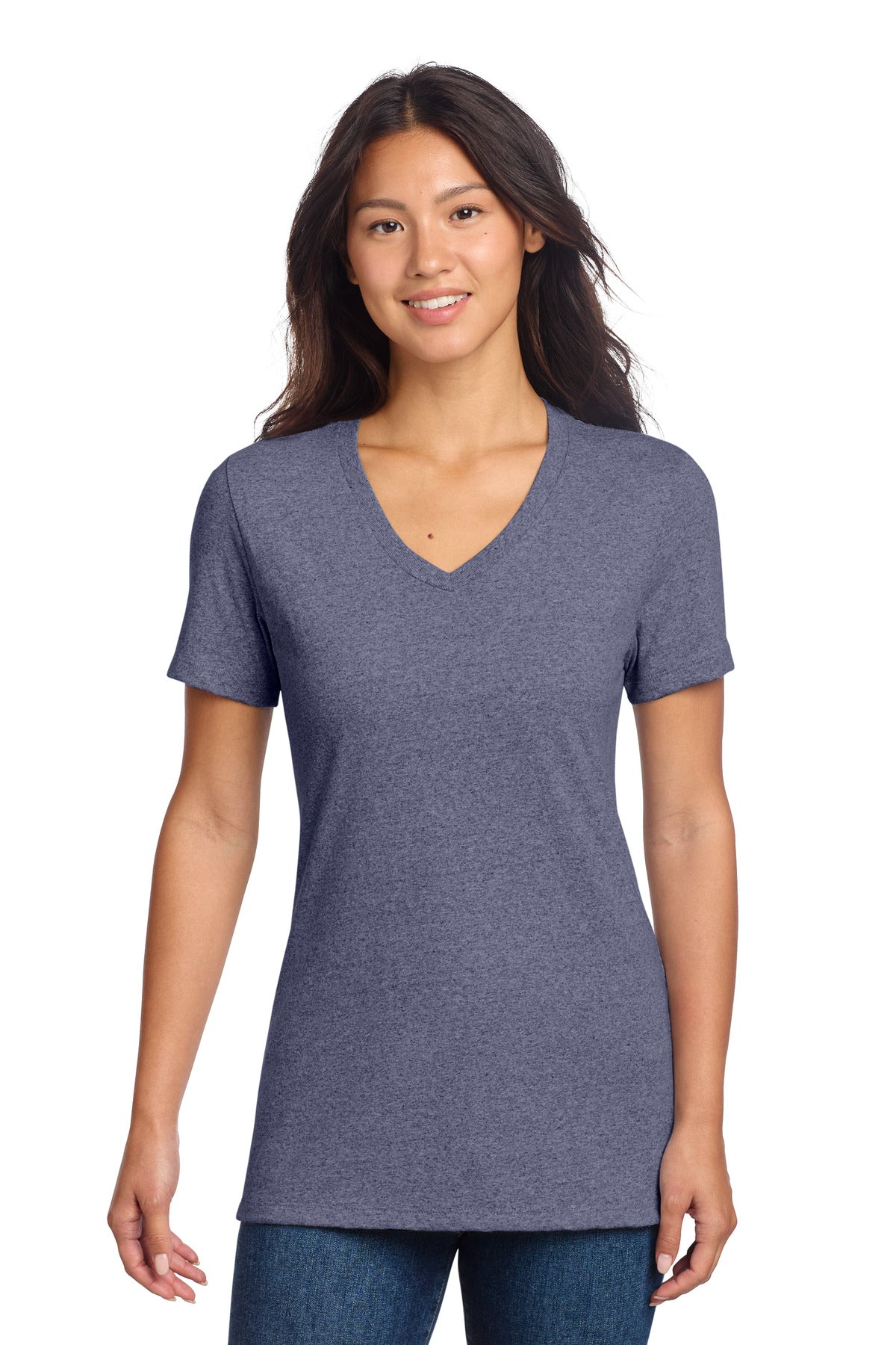 recycled tear away label inside allmade womens recycled blend v neck tee – diy printz