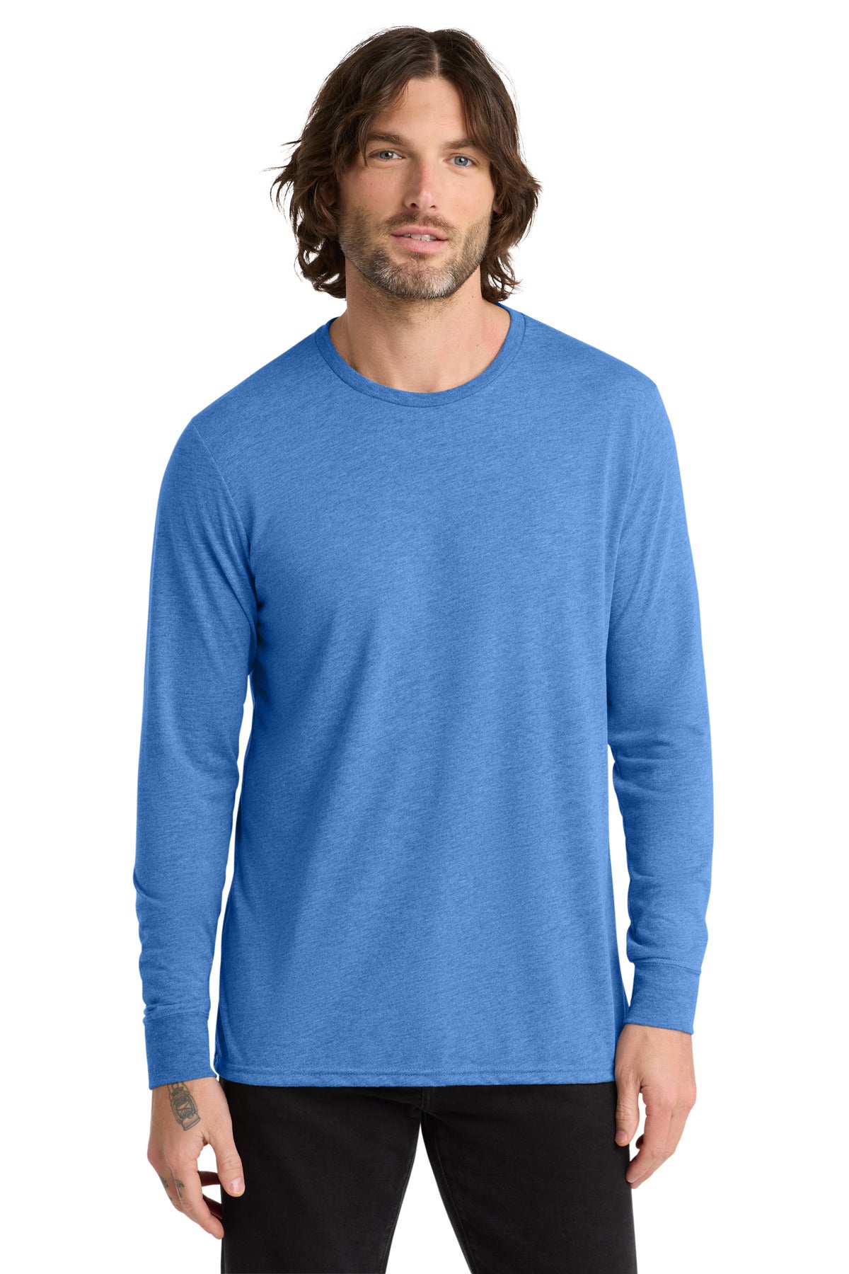 AL6004 rib cuff close-up for custom long sleeve shirt orders