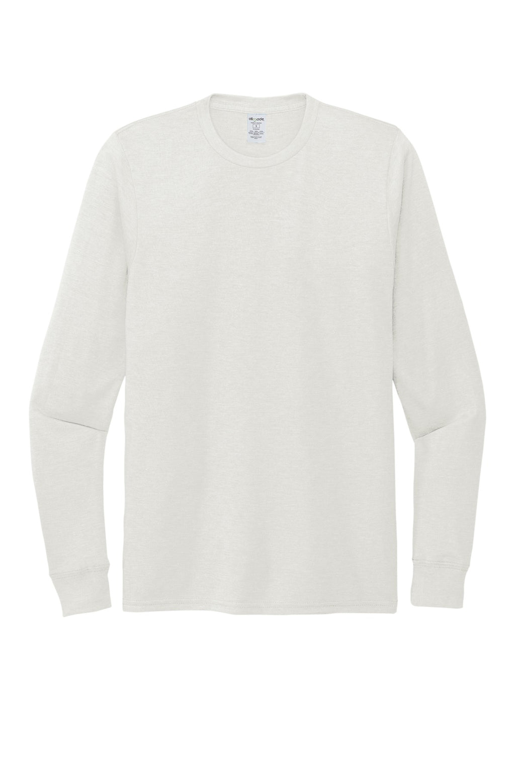 Premium blank long sleeve t-shirt back view for custom merch