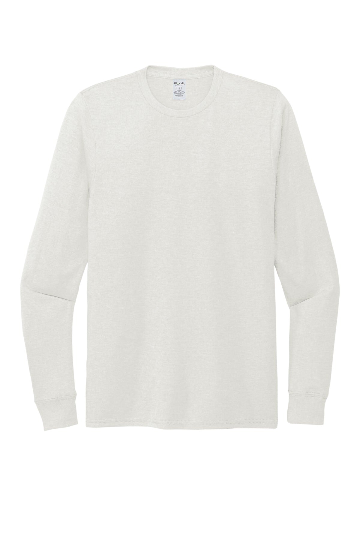 Premium blank long sleeve t-shirt back view for custom merch