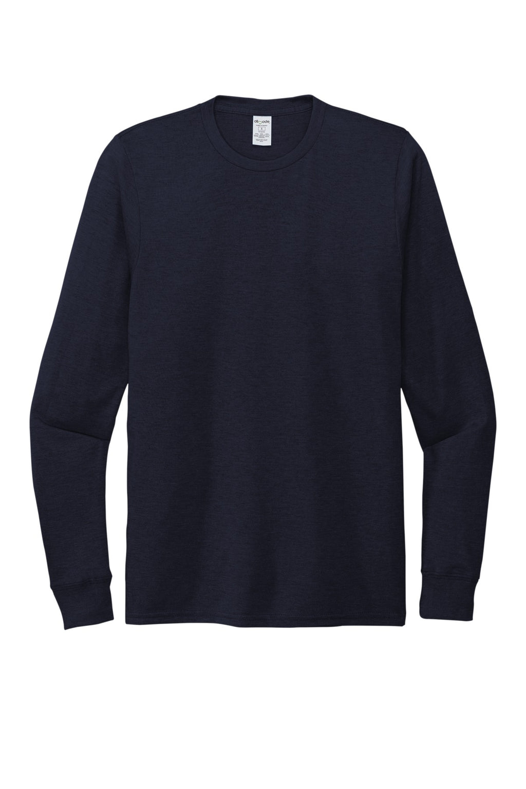 Blank long sleeve shirt front angle for DIY Printz same day printing