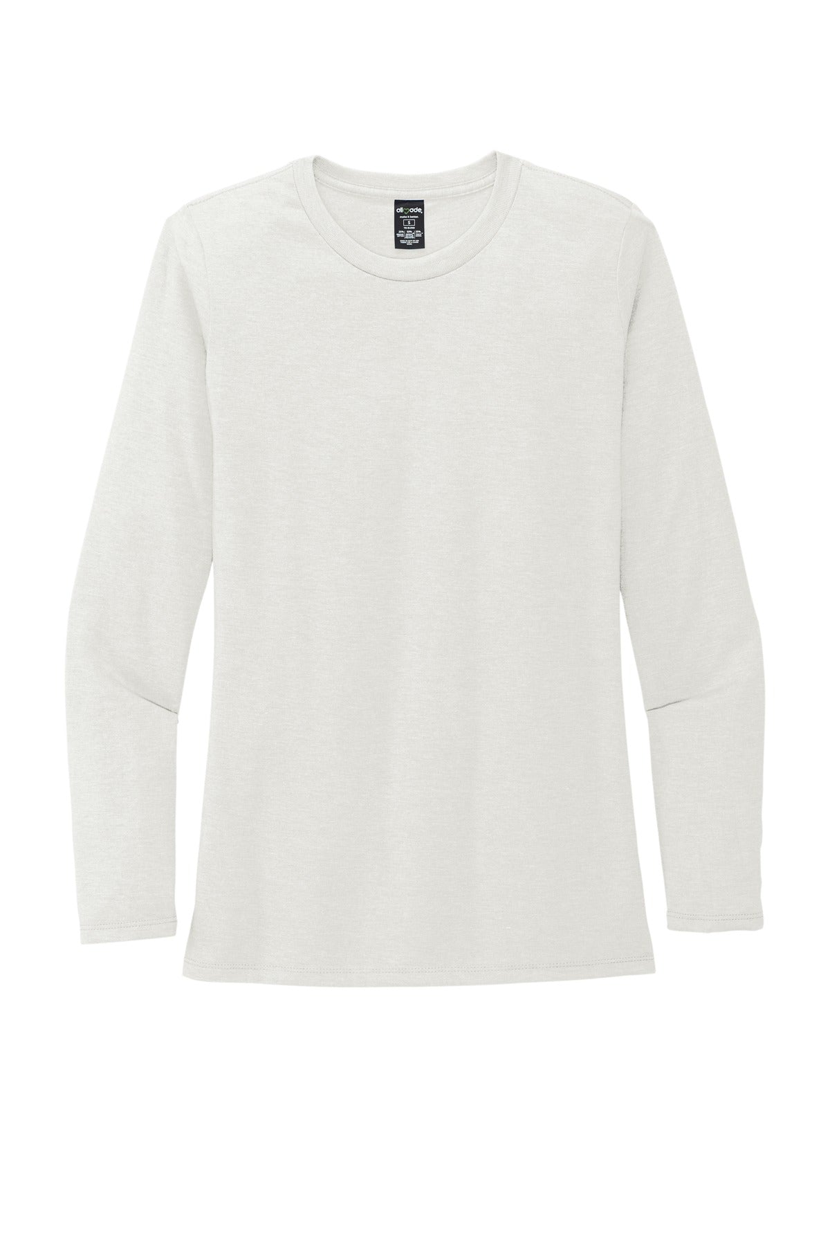 Allmade   Women's Tri-Blend Long Sleeve Tee AL6008