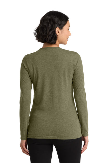 Allmade   Women's Tri-Blend Long Sleeve Tee AL6008