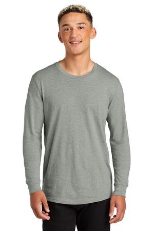 Classic unisex long sleeve shirt hem detail