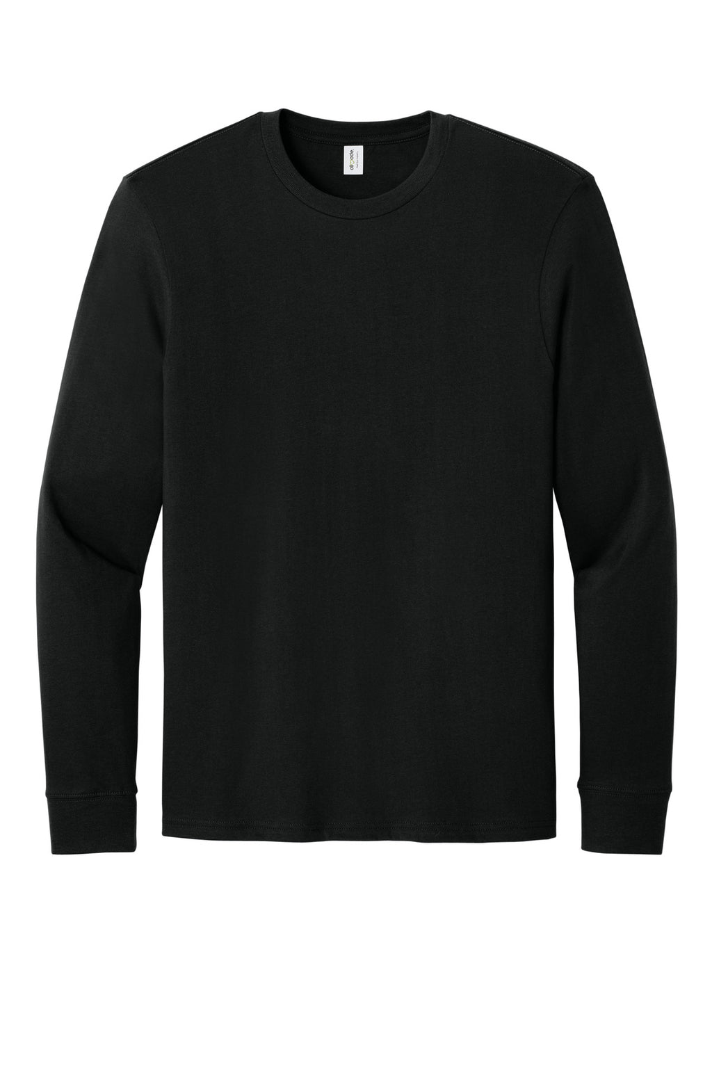 Shoulder-to-shoulder taping detail on long sleeve tee