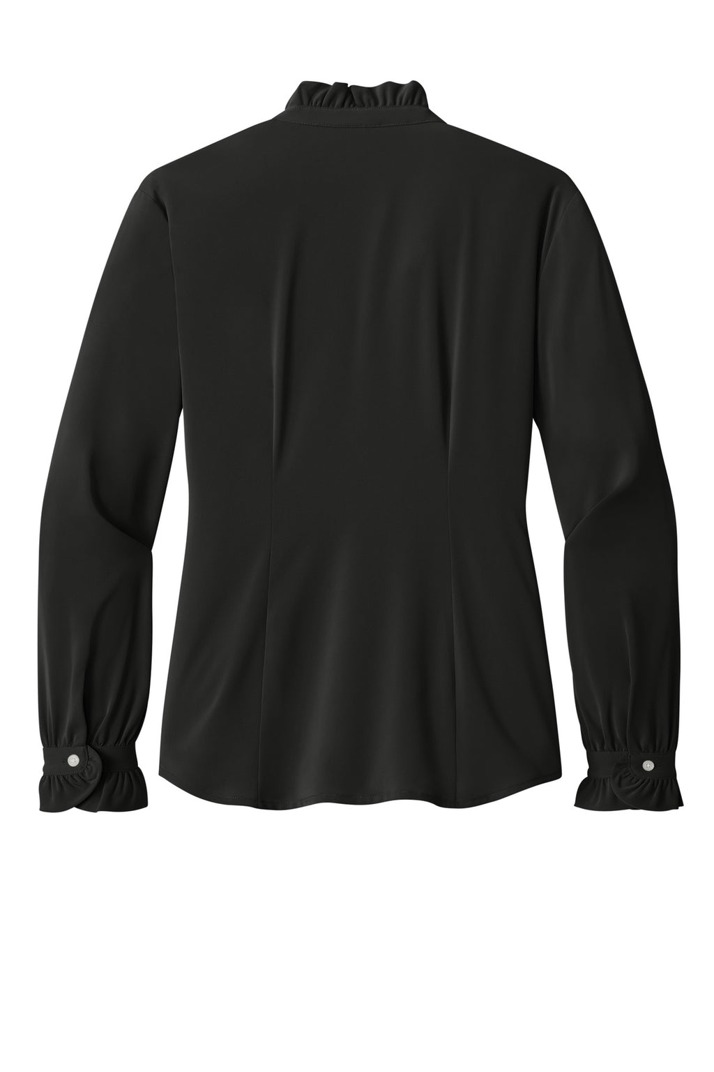 Brooks Brothers Women's Long Sleeve Ruffle Collar Blouse BB18011