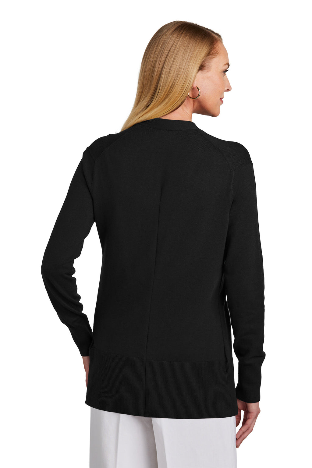 Brooks Brothers Women's Cotton Stretch Long Cardigan Sweater BB18403