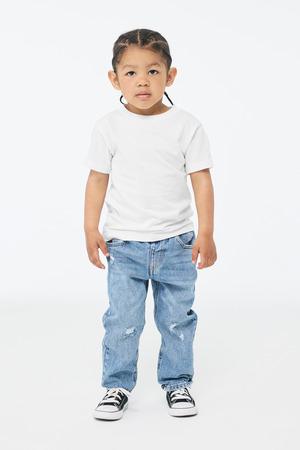Blank toddler shirt back neckline photo for DIY Printz DTG printing