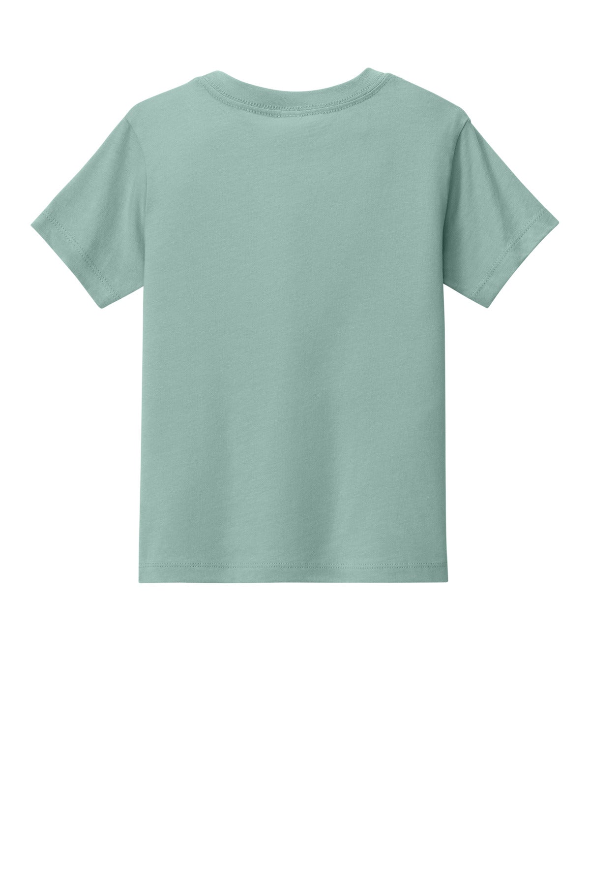 Toddler tee sleeve seam close-up for custom shirt production