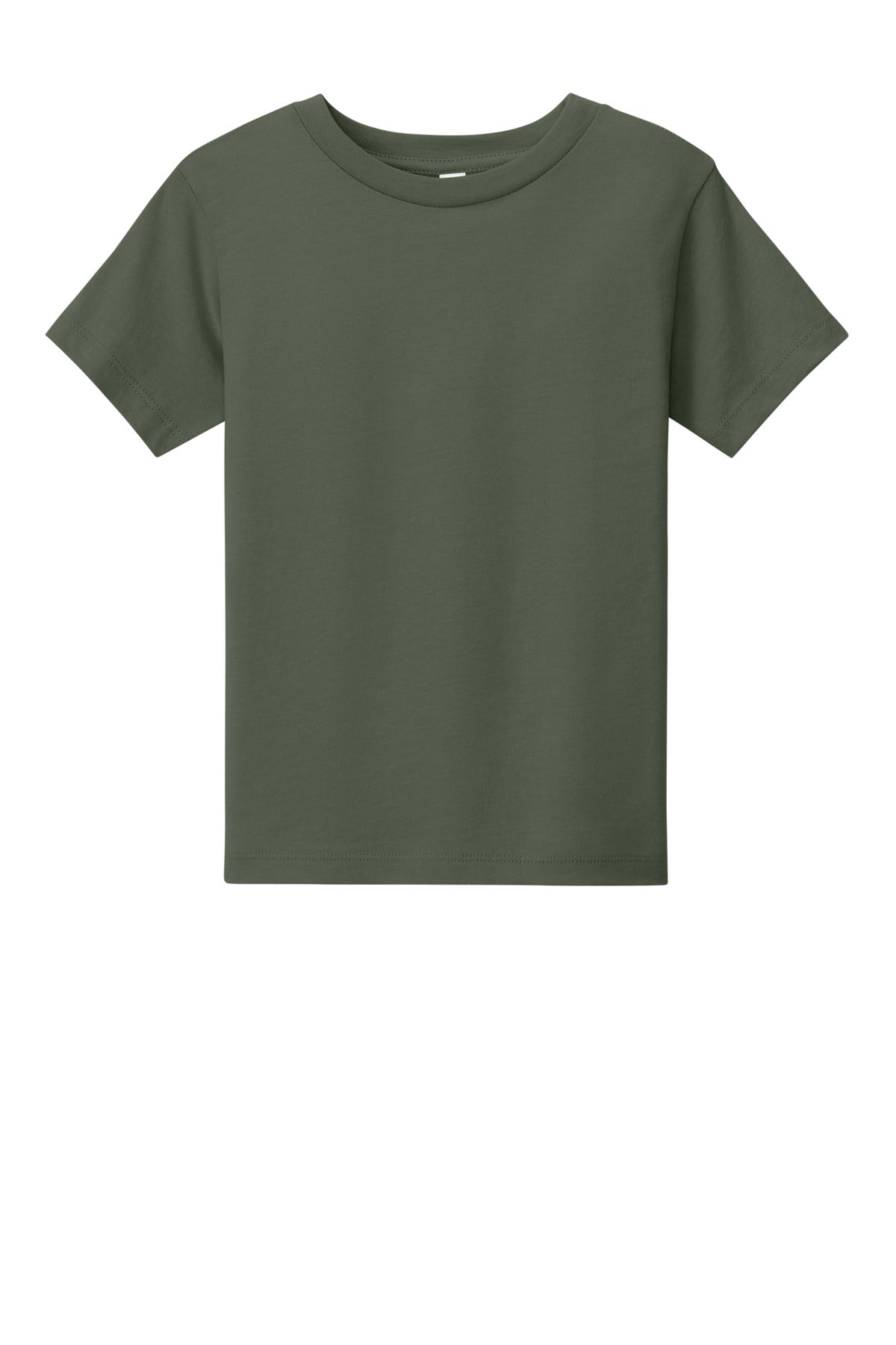 Blank toddler cotton tee back display for custom group shirt orders
