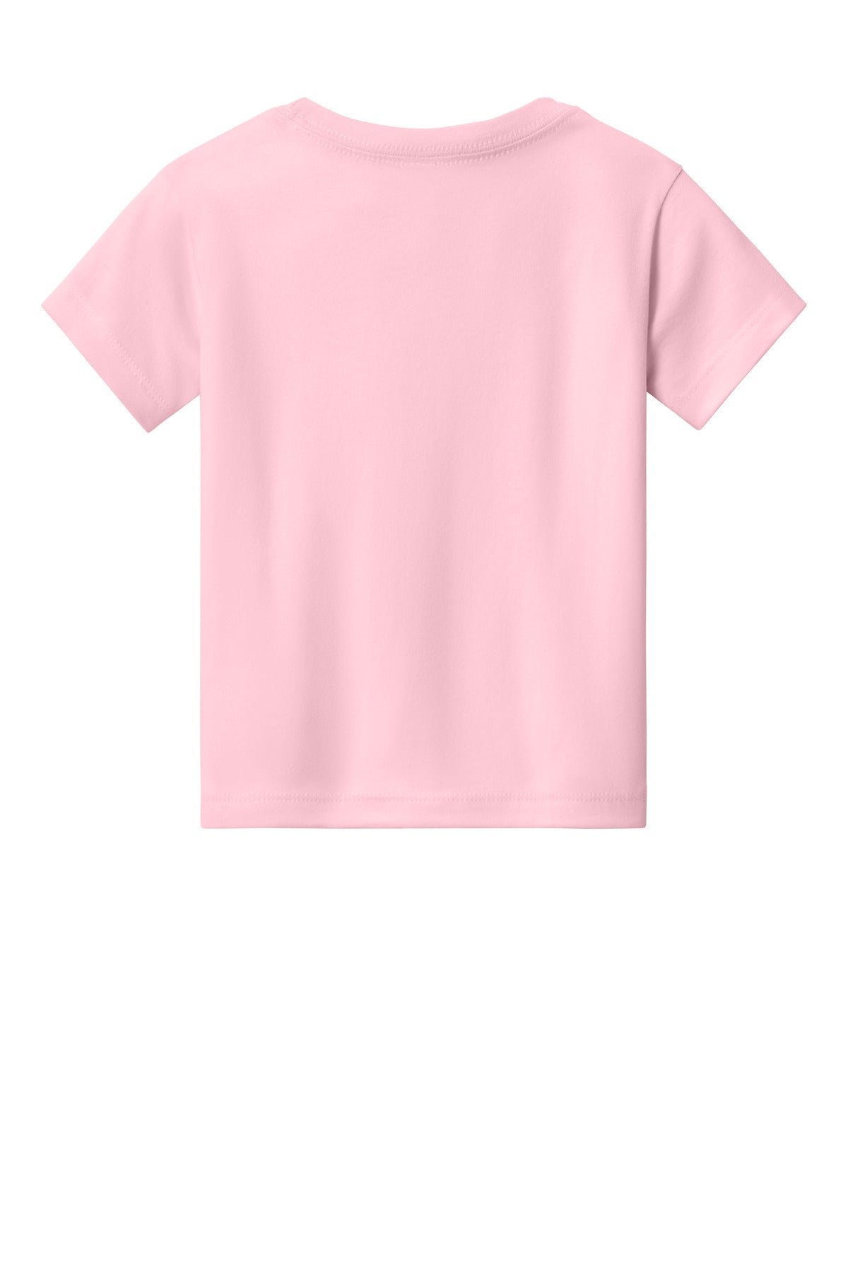 Toddler crewneck tee back profile for custom kids apparel printing