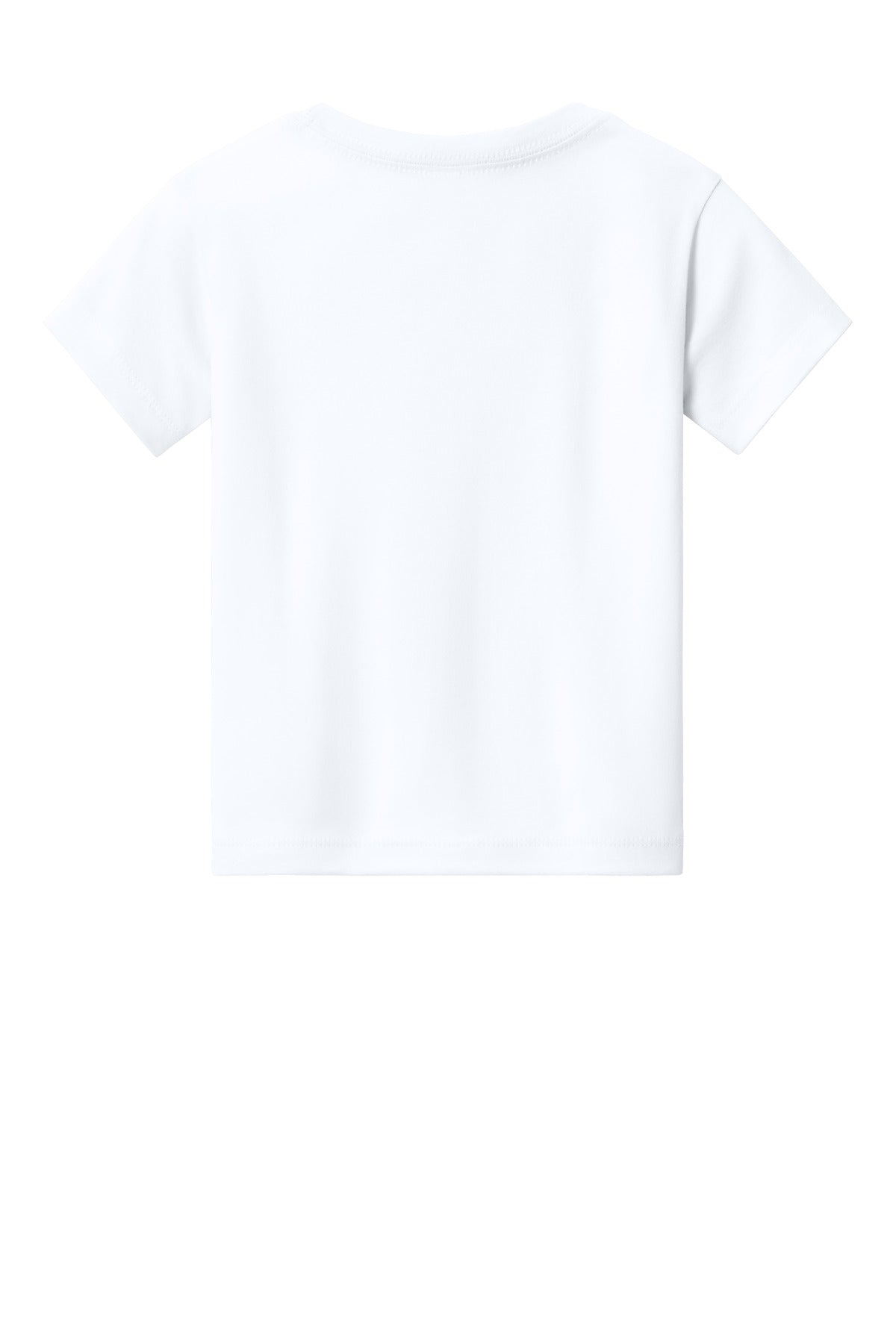 Premium cotton toddler tee back display for custom event printing