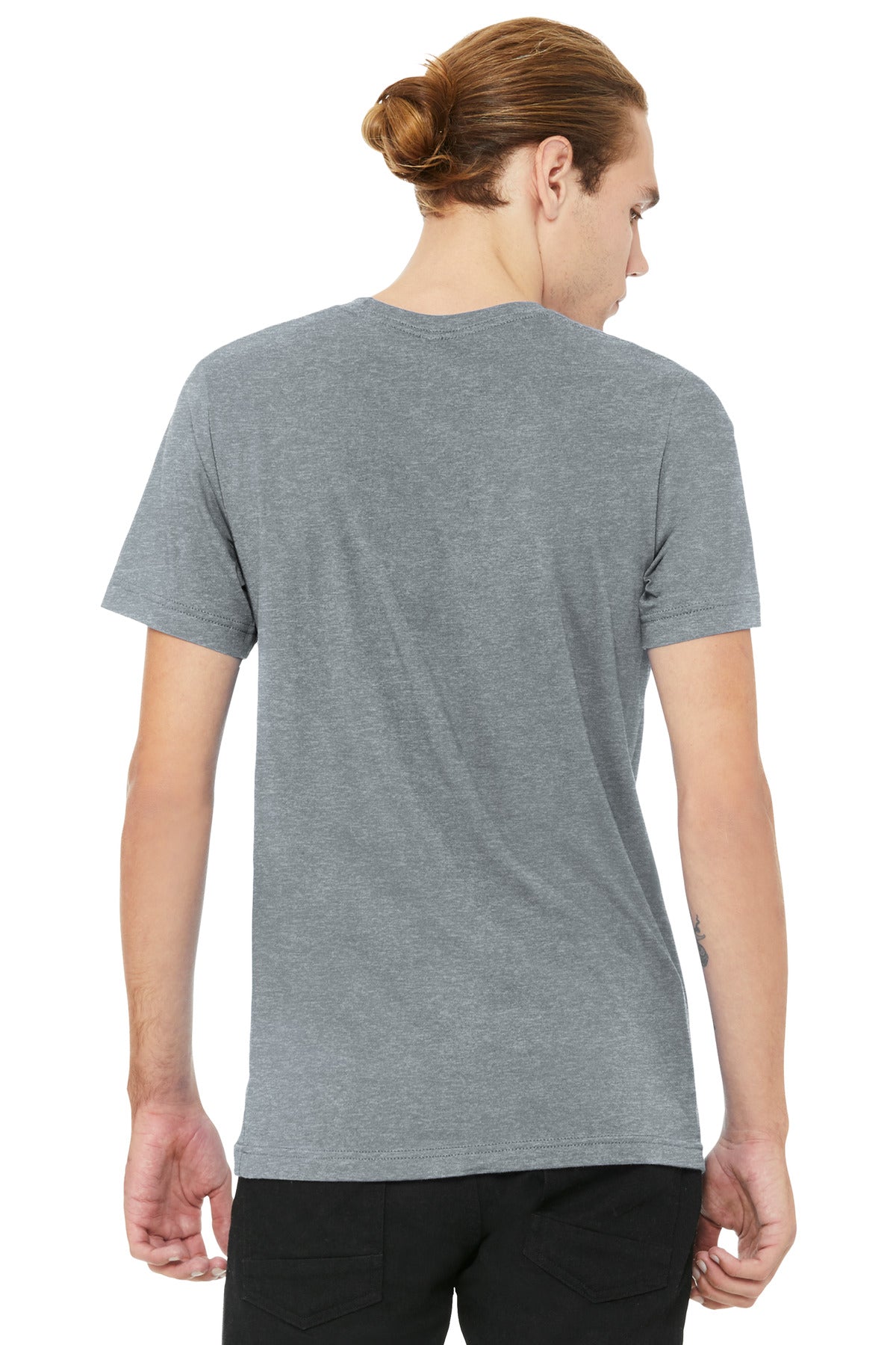 BC3005CVC v-neck tee back view