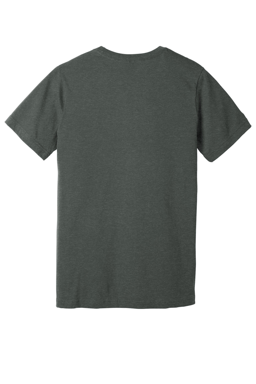 Custom left chest logo on BC3005CVC v-neck shirt
