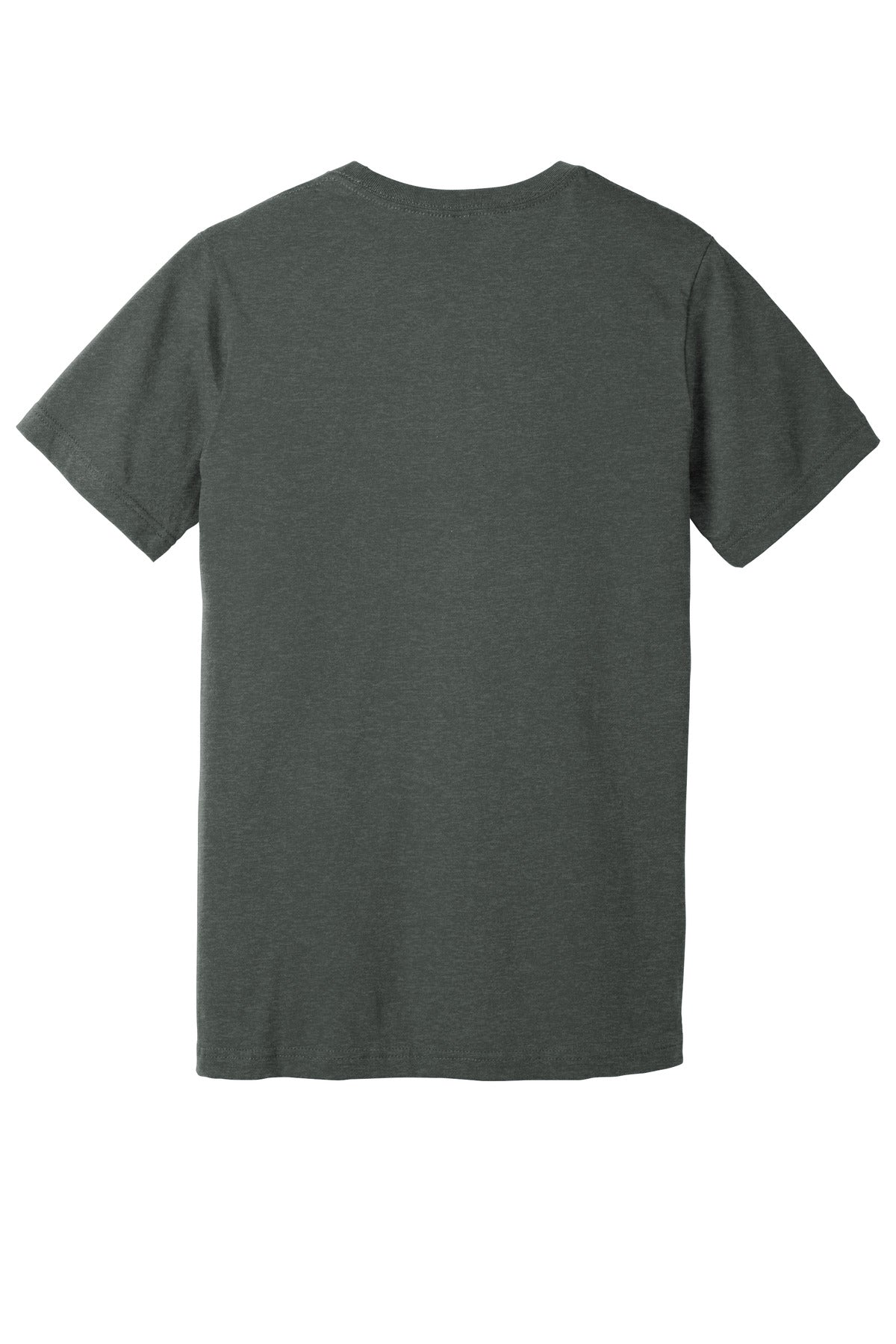 Custom left chest logo on BC3005CVC v-neck shirt
