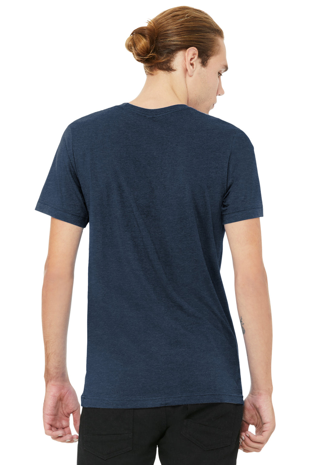 Staff apparel v-neck shirt with left chest branding