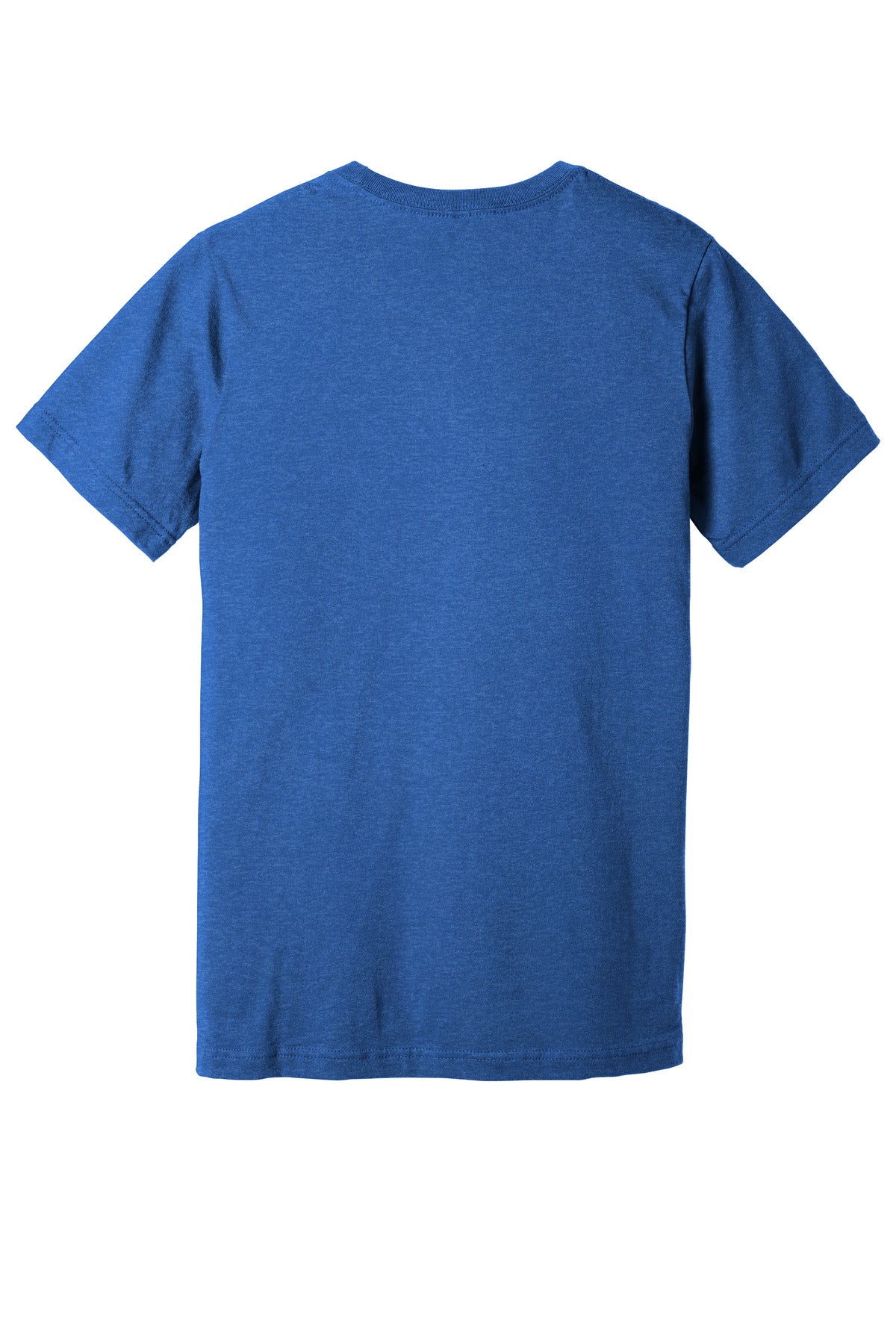 BC3005CVC custom shirt mockup with centered chest artwork