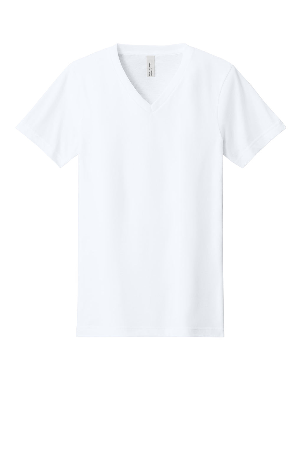 Close-up of heather blend pattern on BC3005CVC custom tee