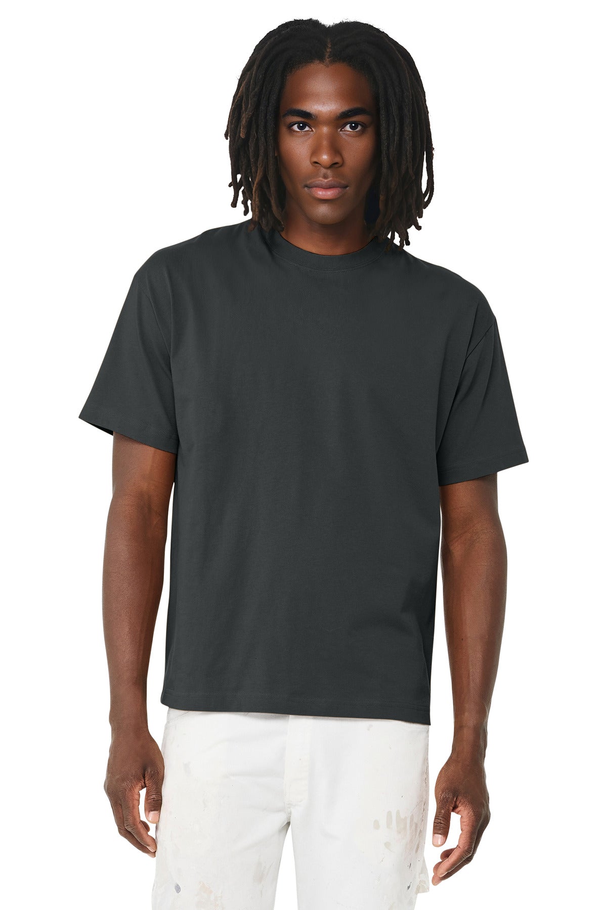 BELLA+CANVAS BC3010 dark grey premium tee