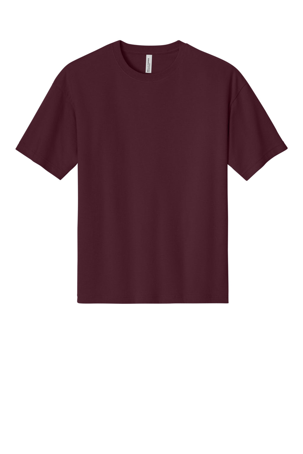 Heavyweight tee back print branding mockup
