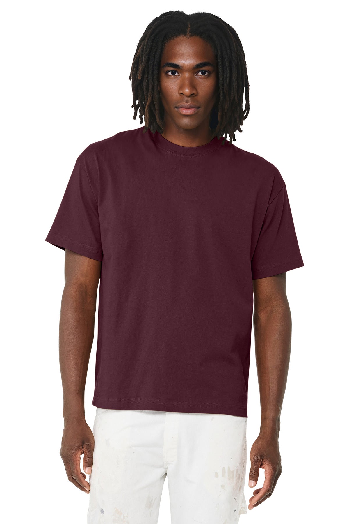 Streetwear-style BELLA+CANVAS heavyweight tee mockup