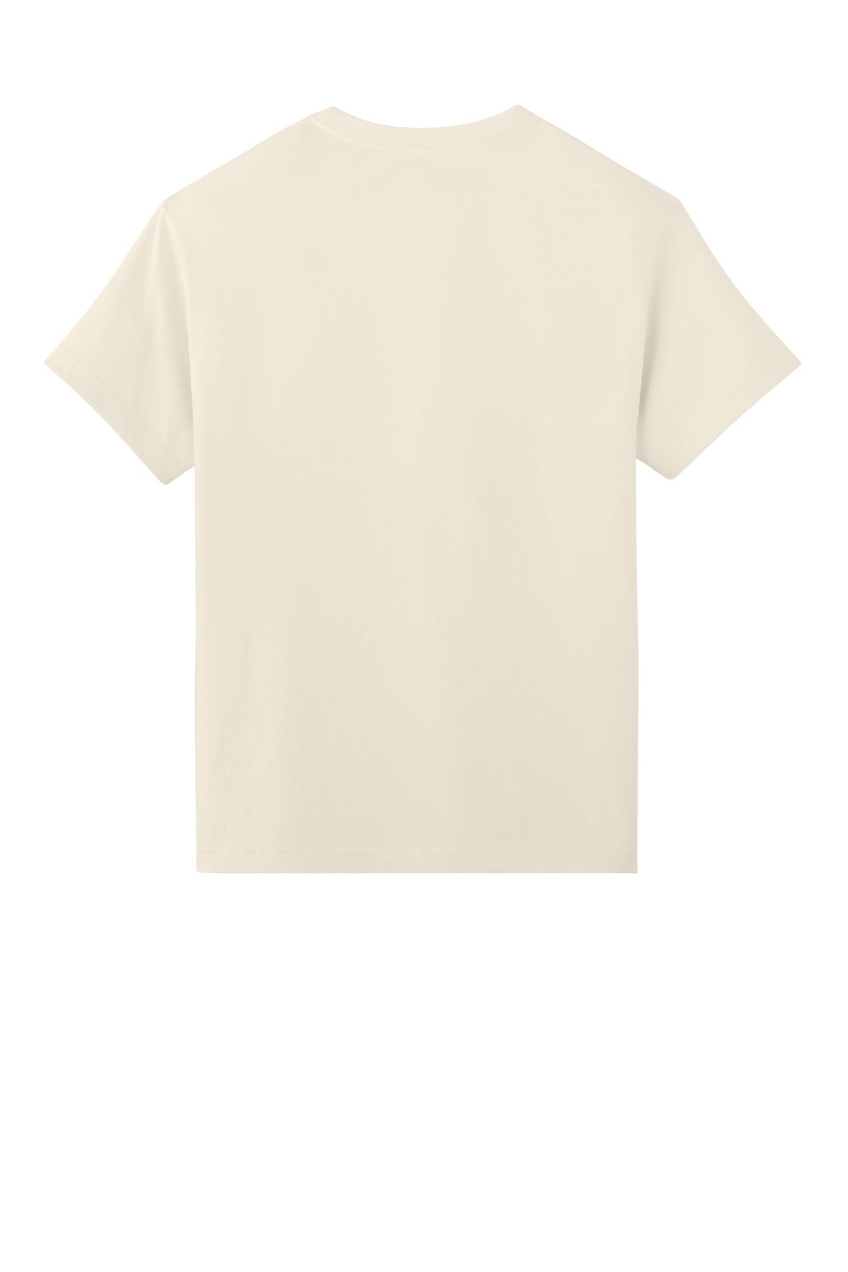 Unisex heavyweight t-shirt flat back view of shirt