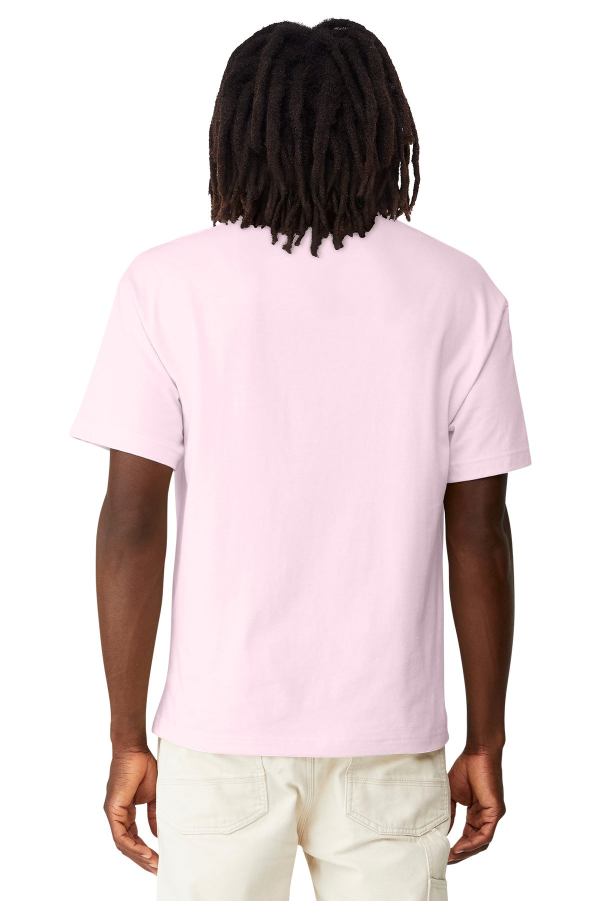 Smooth print surface close-up on heavyweight tee