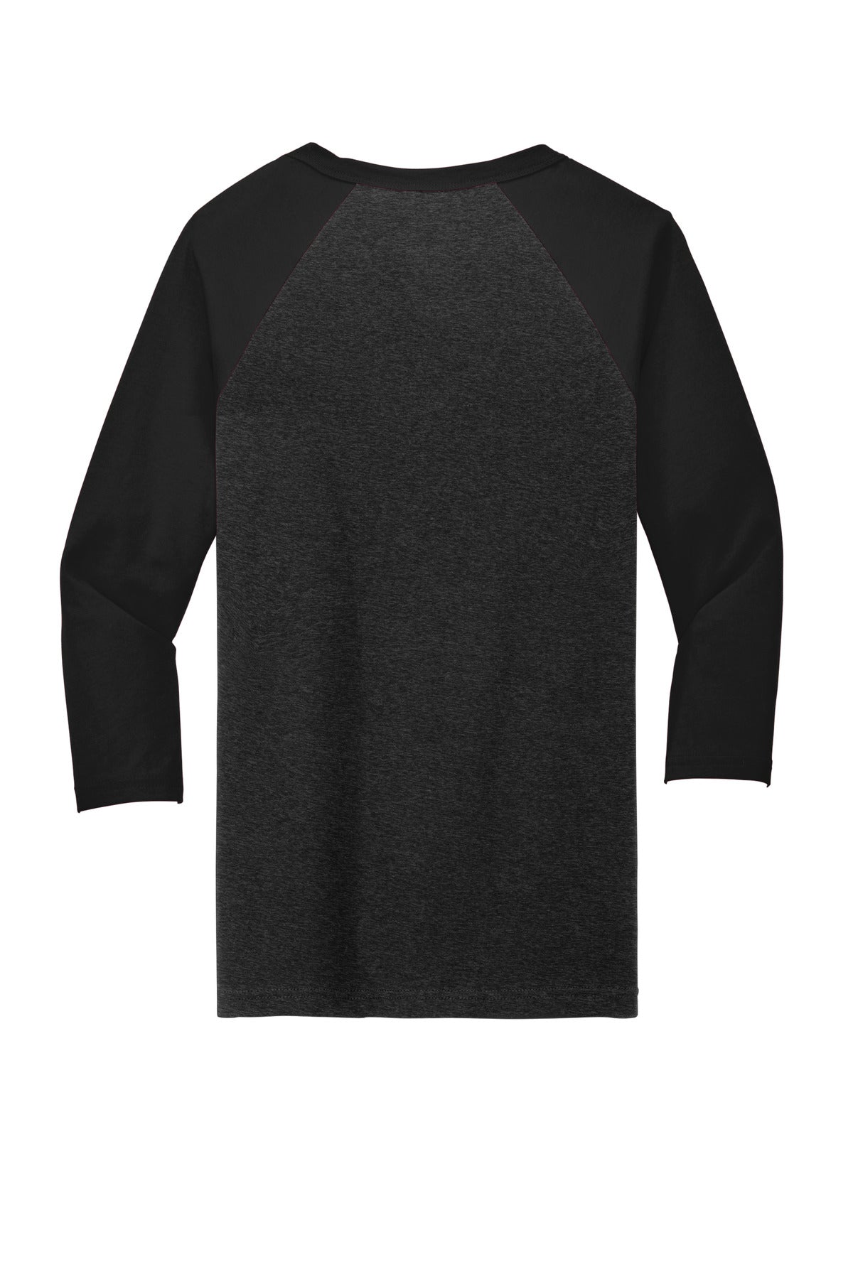 Retail-fit baseball tee on model
