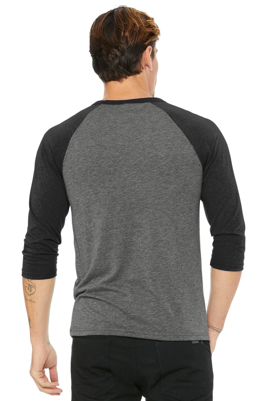 Premium blank baseball tee for custom printing