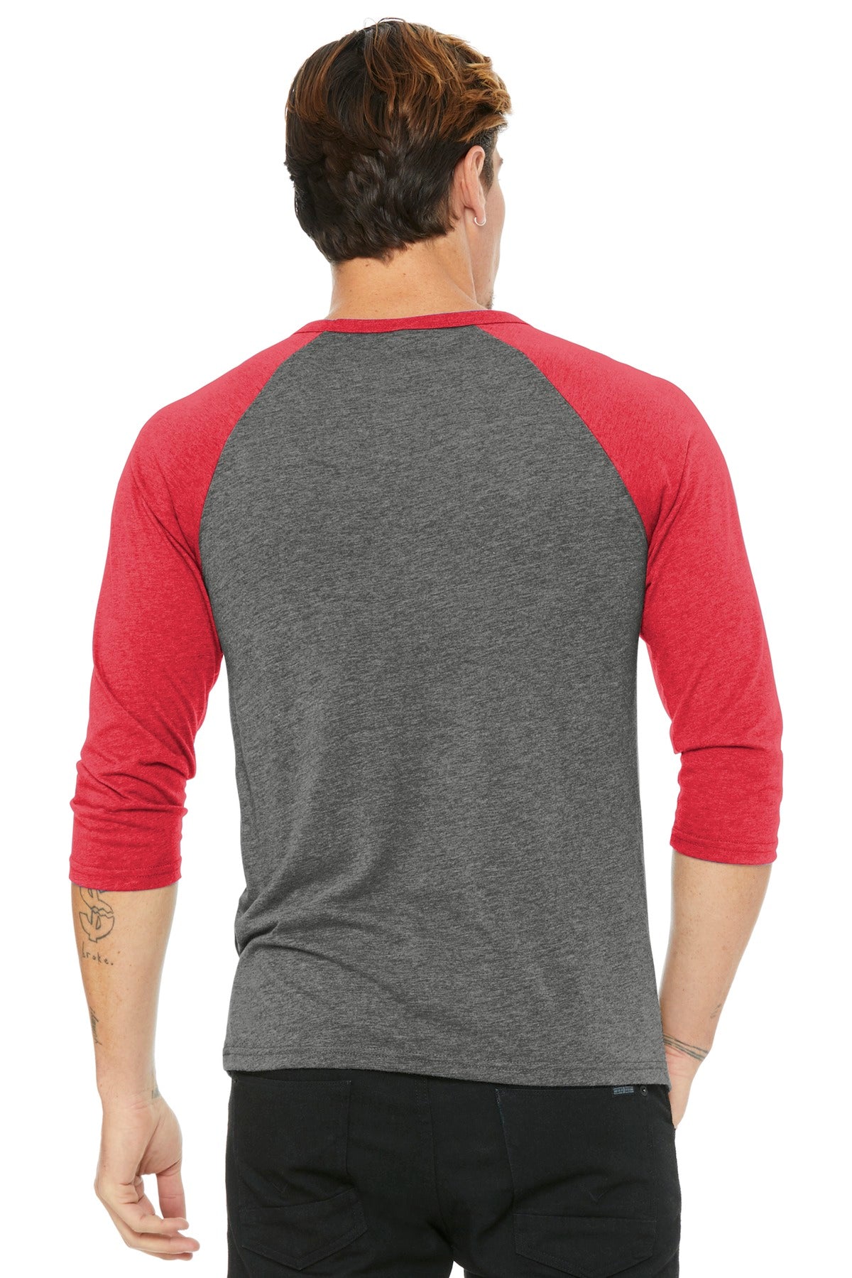 Unisex baseball tee colorblock assortment image