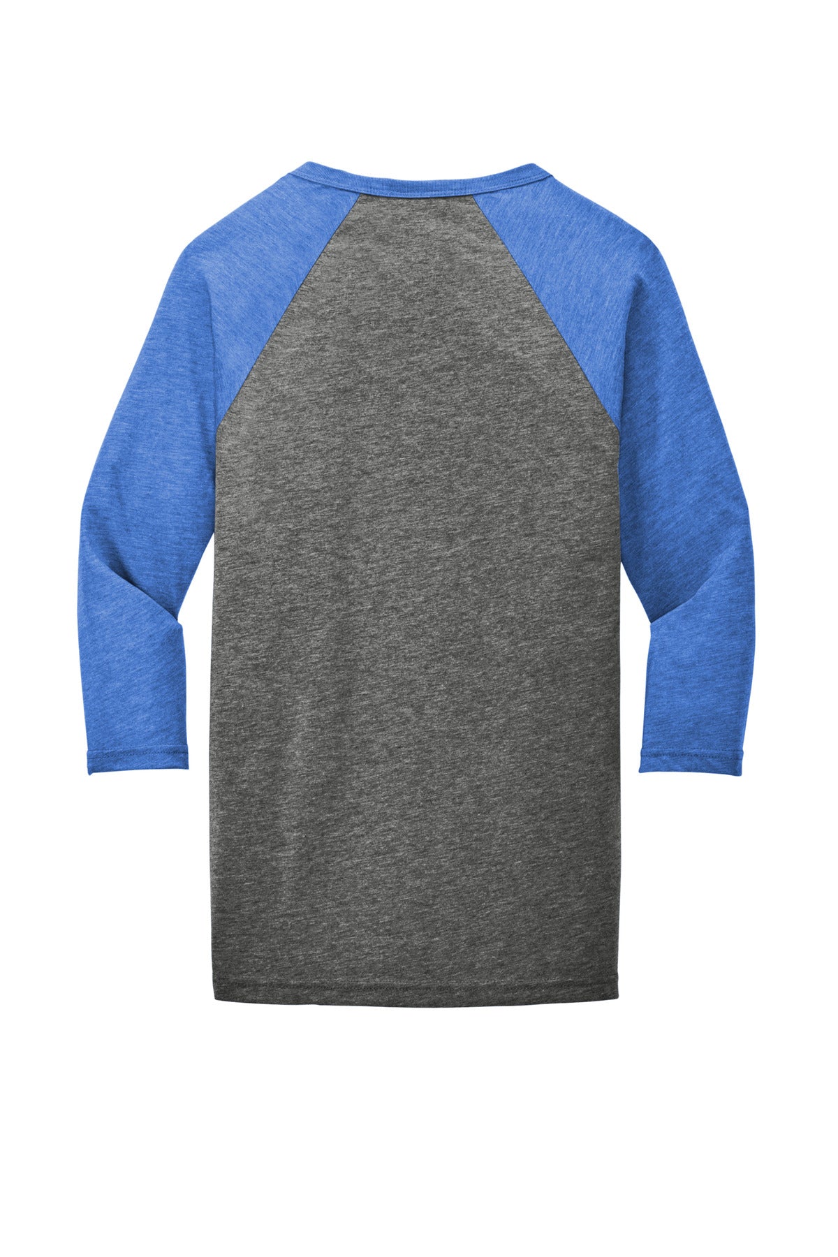 BELLA+CANVAS baseball tee side angle for DTF printed shirt orders
