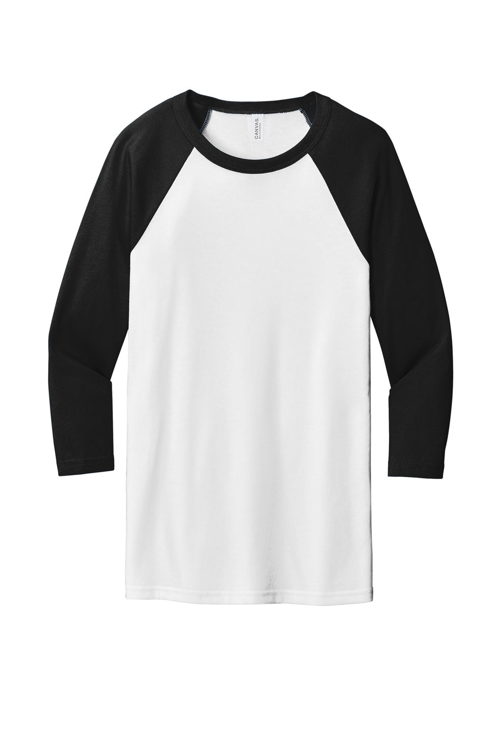 Blank baseball tee collar close-up for DTF custom apparel projects