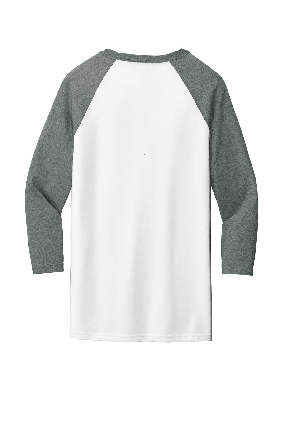 Unprinted BELLA+CANVAS raglan tee for DTF shirt customization