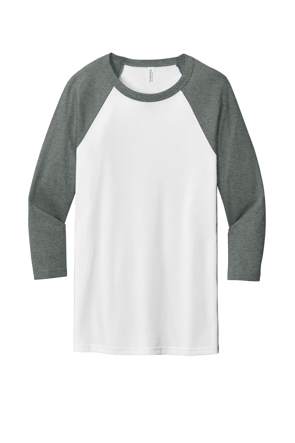 Blank contrast sleeve baseball shirt for team custom t-shirt printing