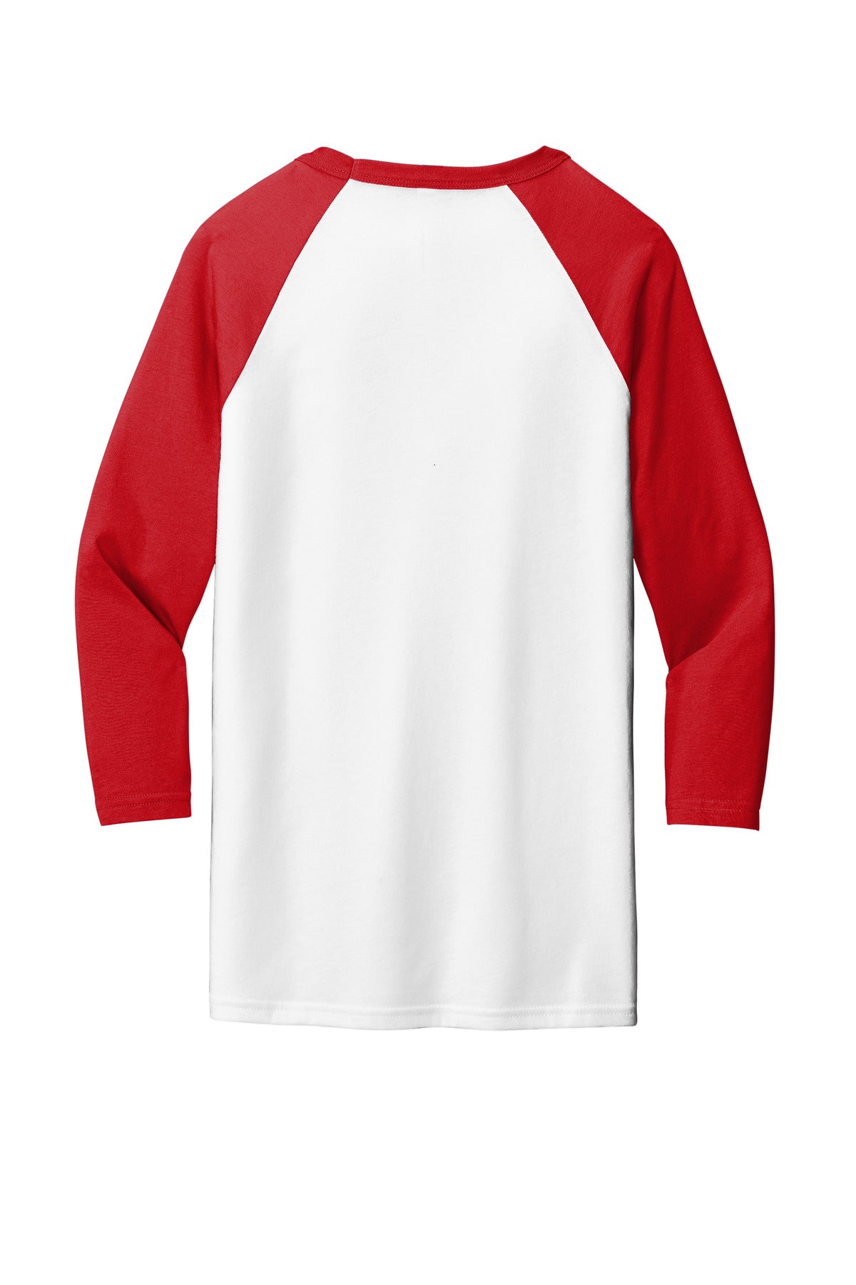 BC3200 contrast raglan sleeve detail