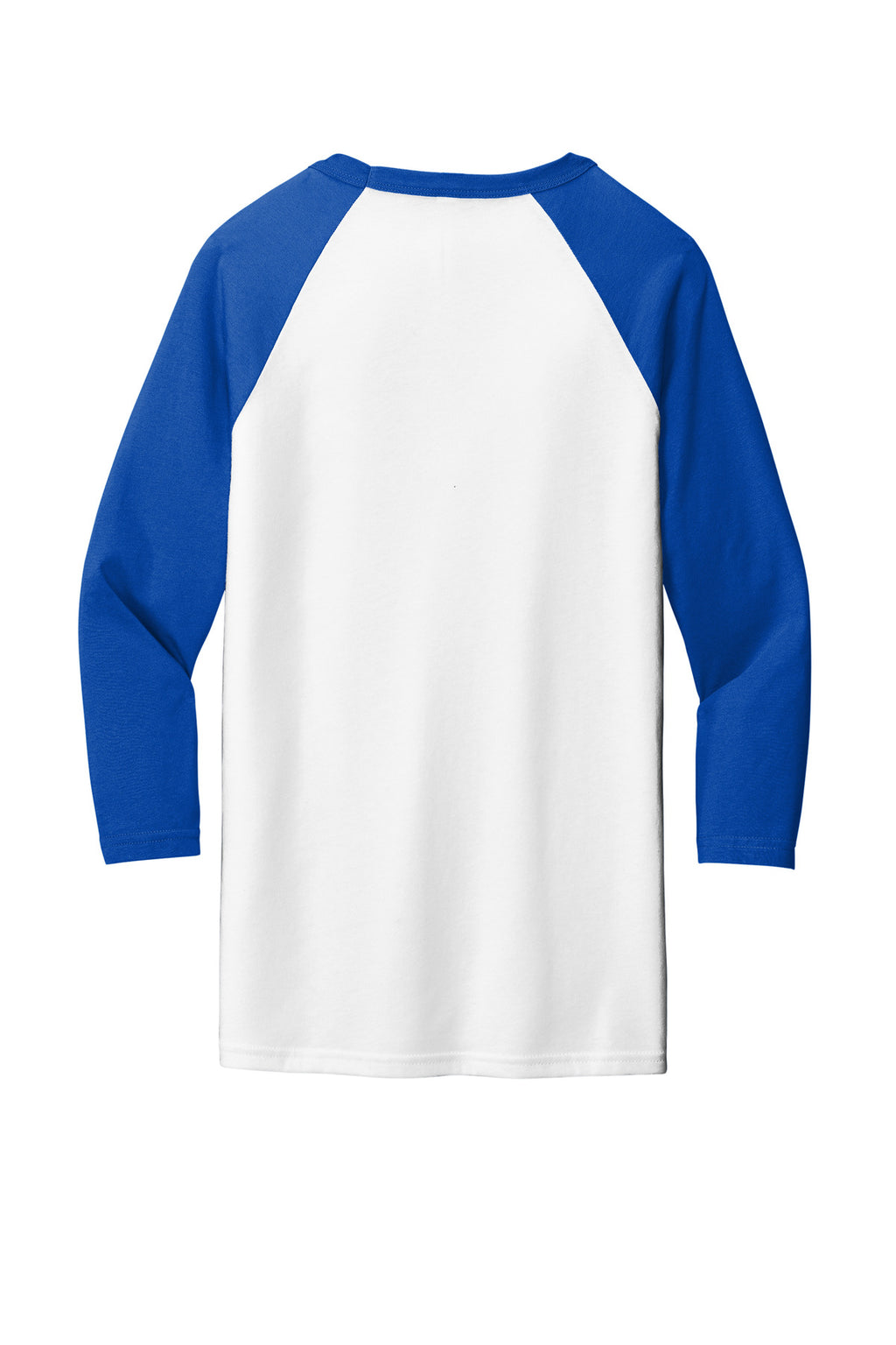 Blank baseball tee folded flat for DTF custom shirt orders