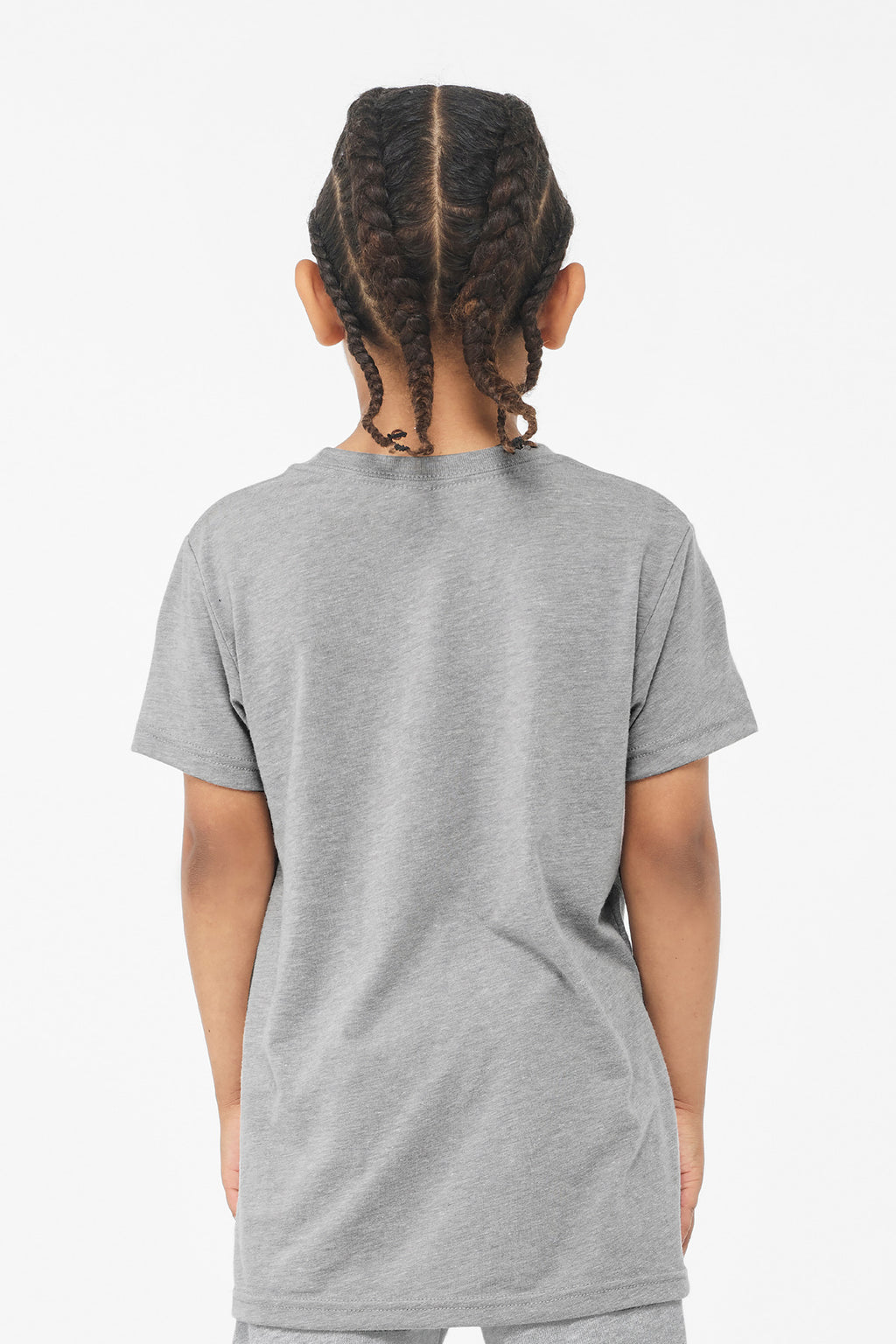 Youth triblend tee texture close-up for DTF shirt buyers