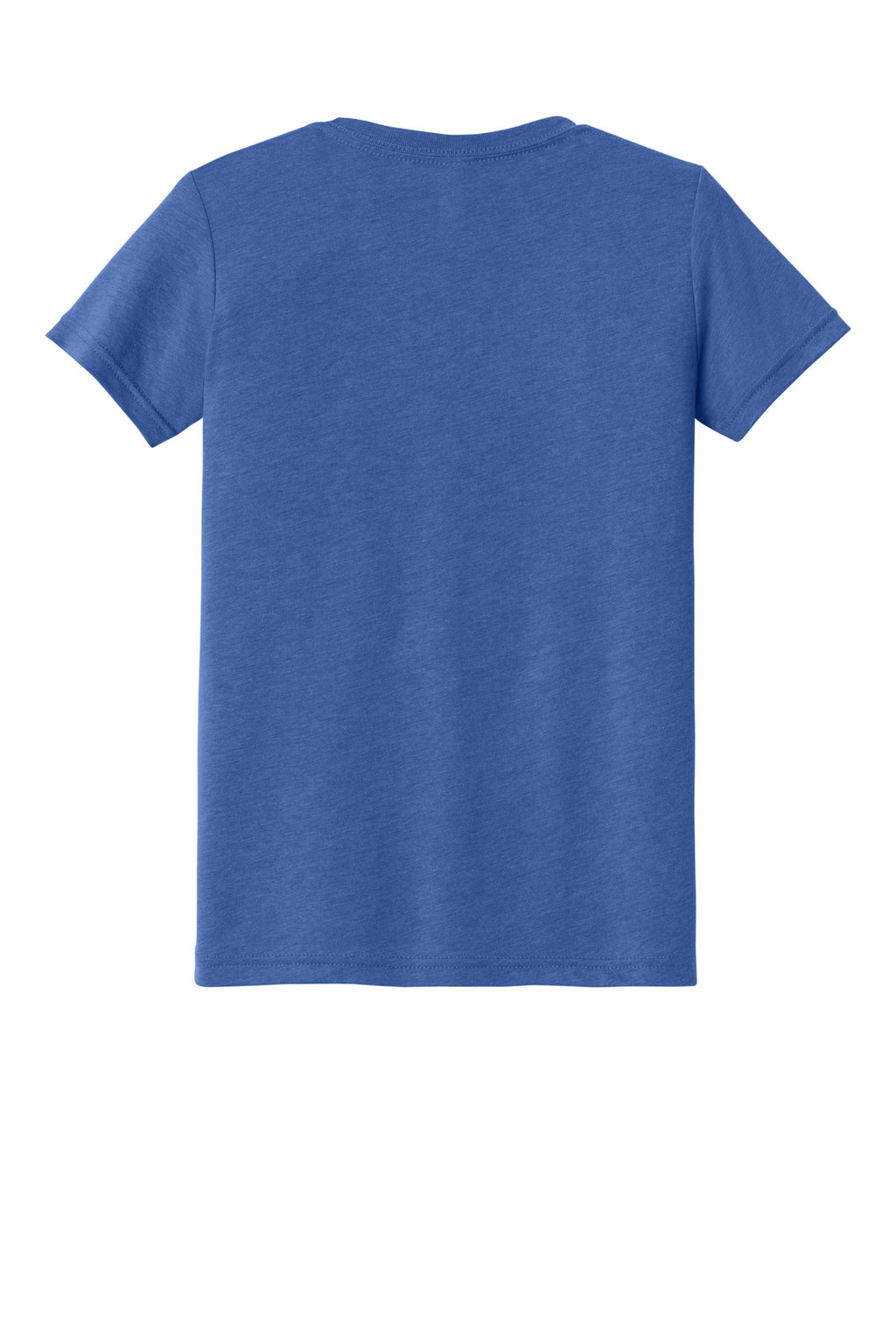 Soft drape of youth triblend tee for premium custom apparel