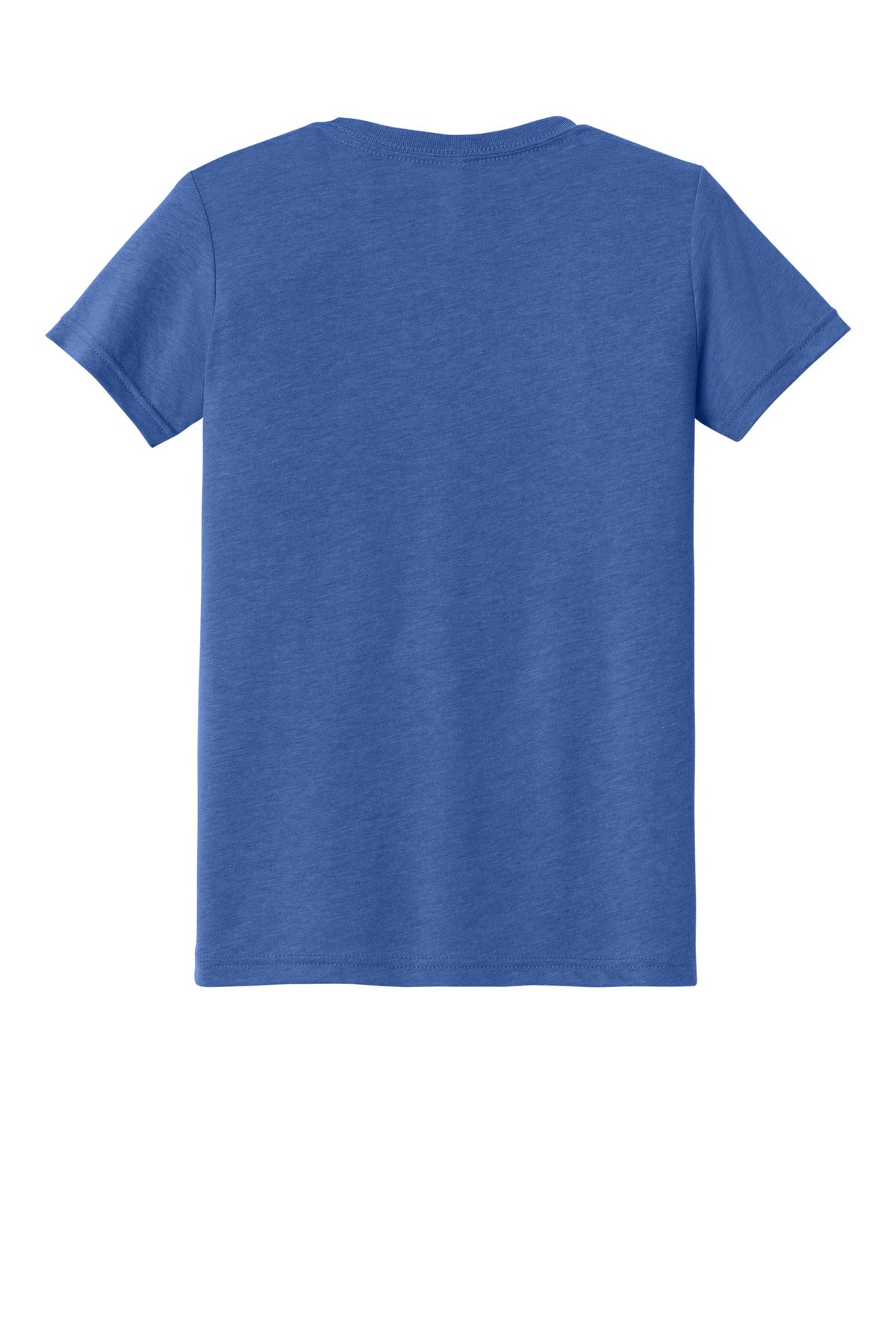 Soft drape of youth triblend tee for premium custom apparel