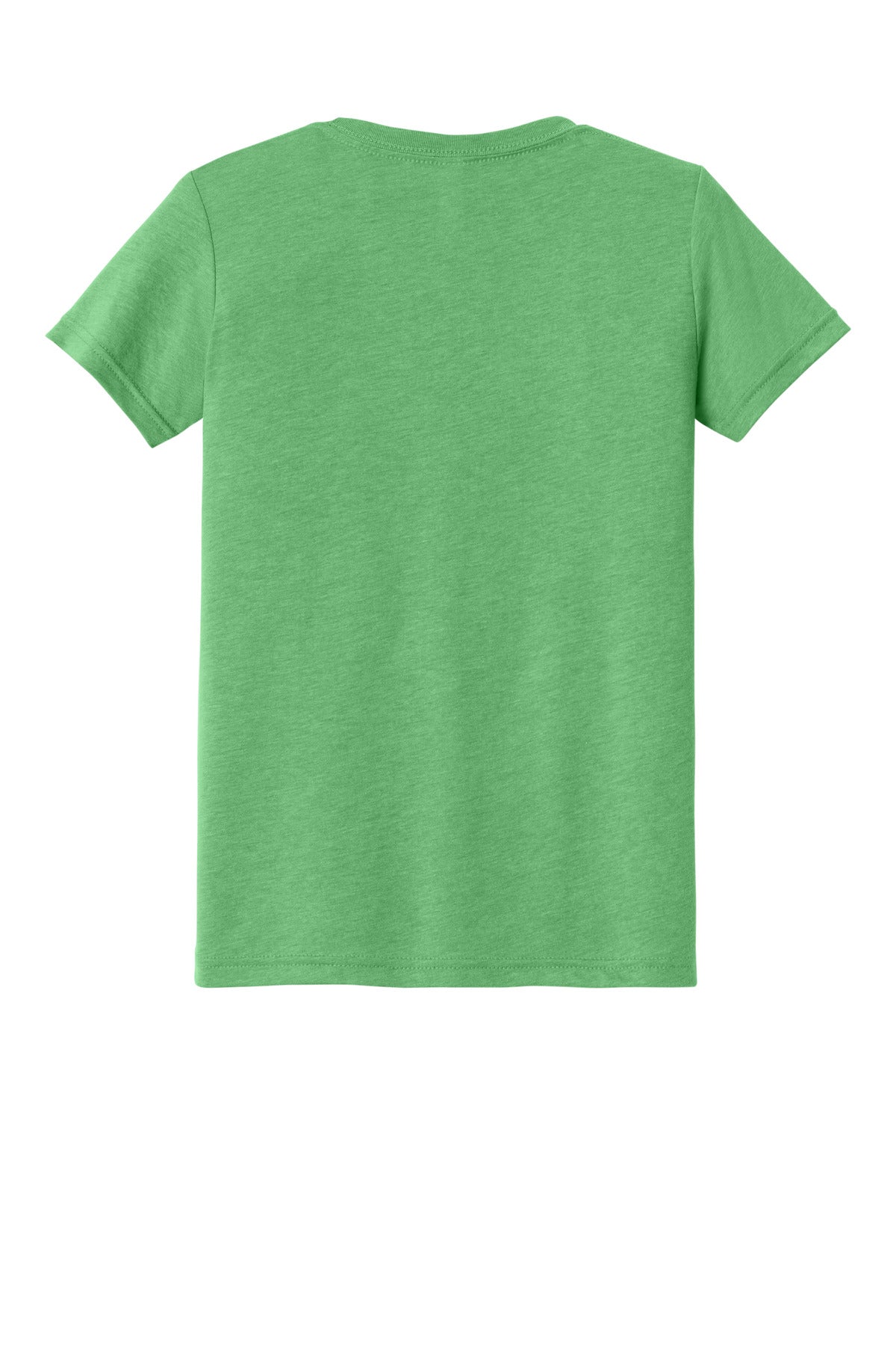 Triblend youth shirt product shot for custom merch printing