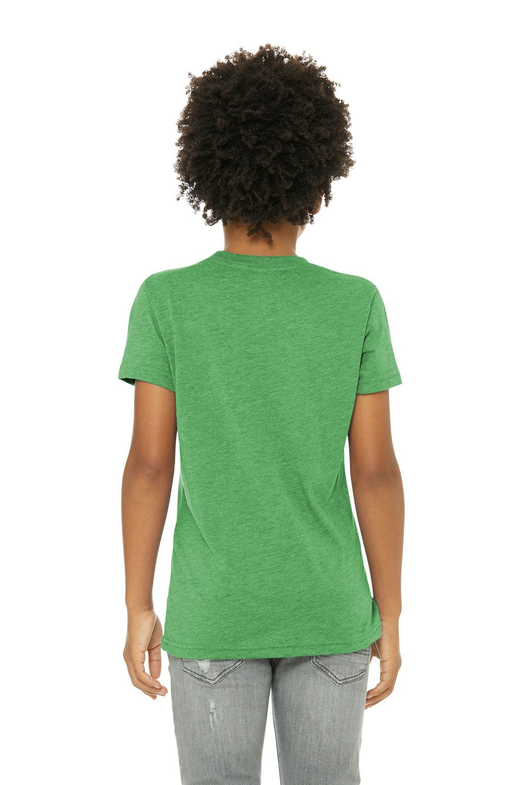 BELLA+CANVAS BC3413Y on rack for same day custom t-shirt service