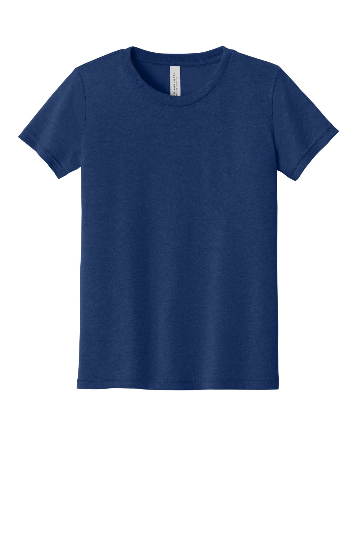 Soft youth triblend shirt close-up for custom printed t-shirt orders