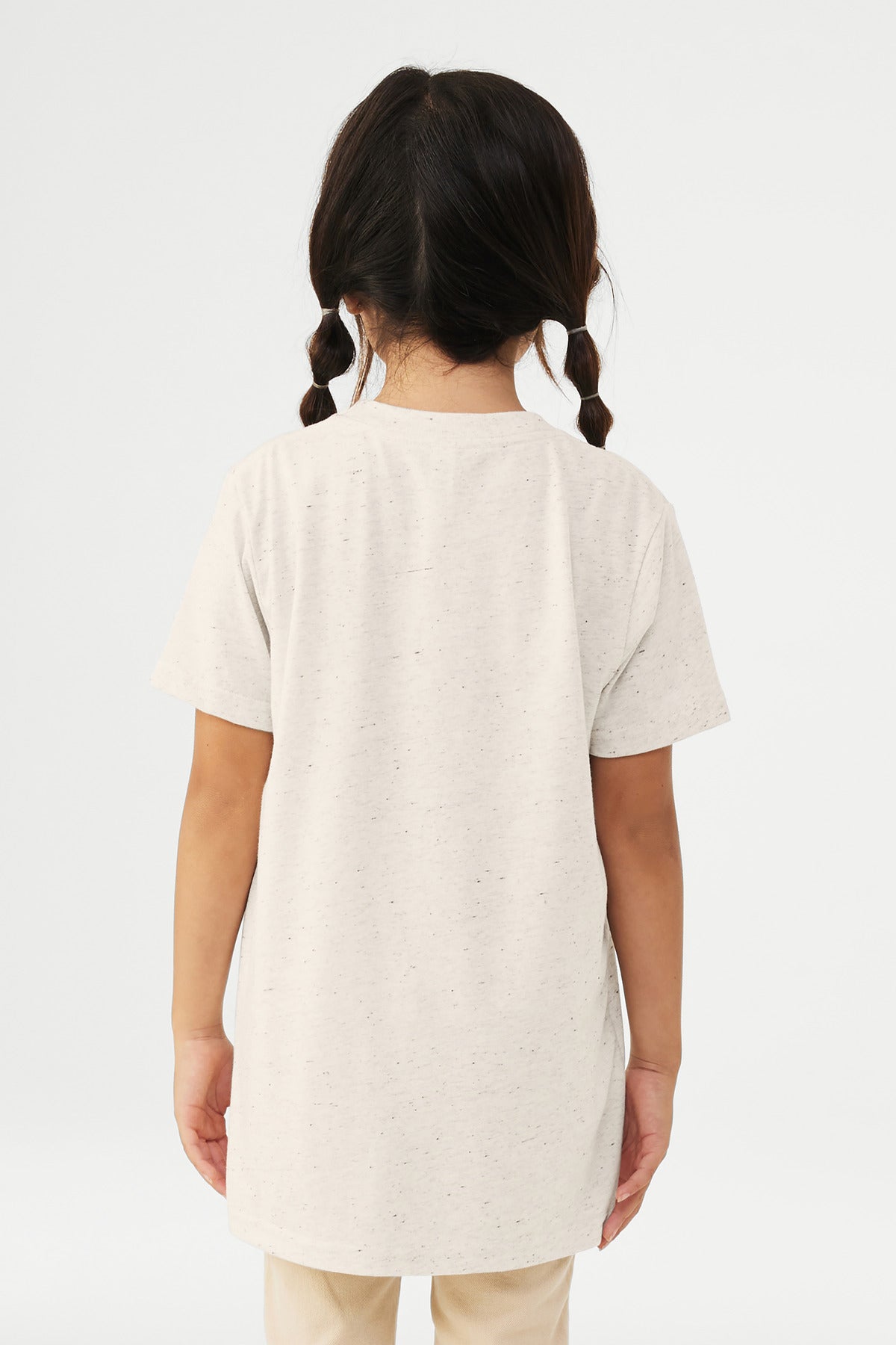 Soft triblend youth tee on hanger for rush custom shirt service