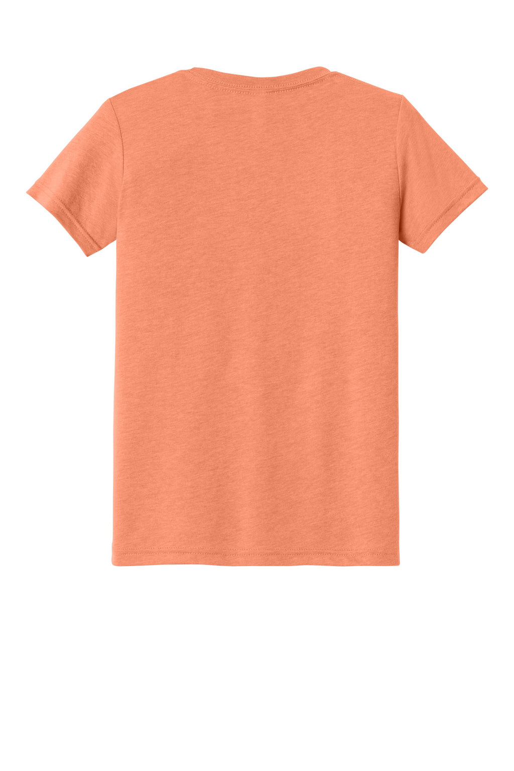 Blank youth tee back view for custom camp and club shirts